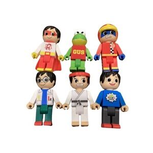 Ryan's World Mini Action Figures Lot of 6